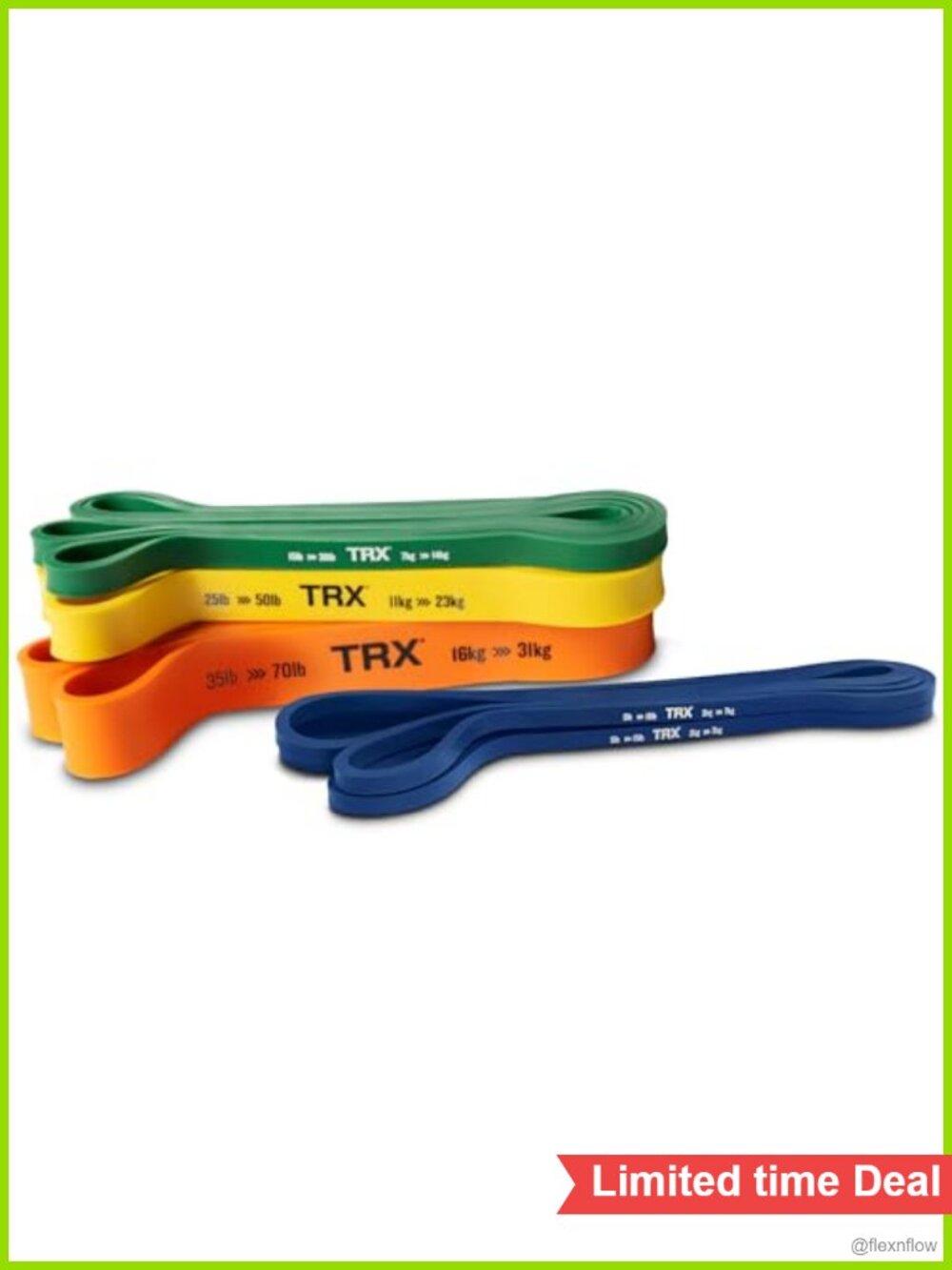 TRX Strength Band Set Full Body Resistance Bands for Home & Gym Workout